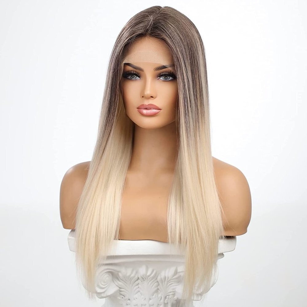 Platinum Blonde Lace Front Wig